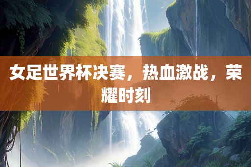 女足世界杯决赛,热血激战,荣耀时刻