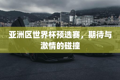 亚洲区世界杯预选赛,期待与激情的碰撞