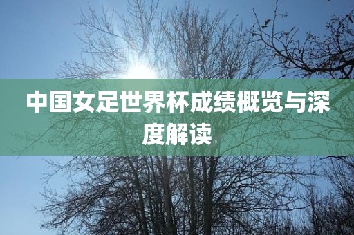 中国女足世界杯成绩概览与深度解读