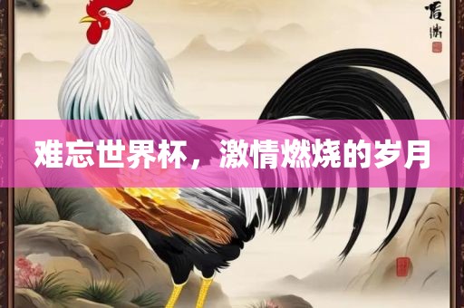 难忘世界杯,激情燃烧的岁月