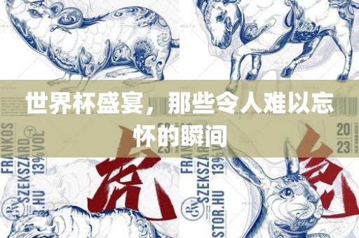 世界杯盛宴,那些令人难以忘怀的瞬间